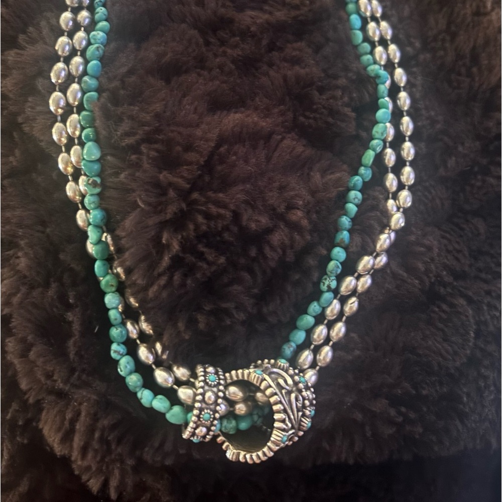 Montana Silversmith triple ring necklace